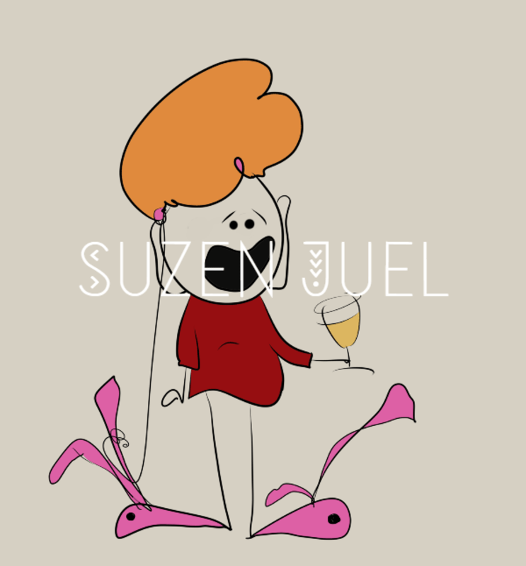 Inkie in Bunny Slippers - Suzen JueL