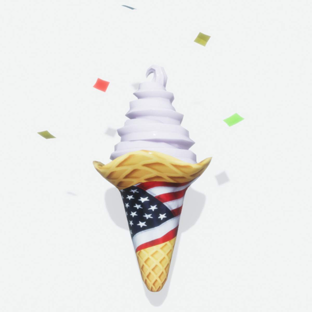 4th of July USA / ice-cream cone