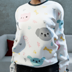 Cute Cats and Dogs (White)