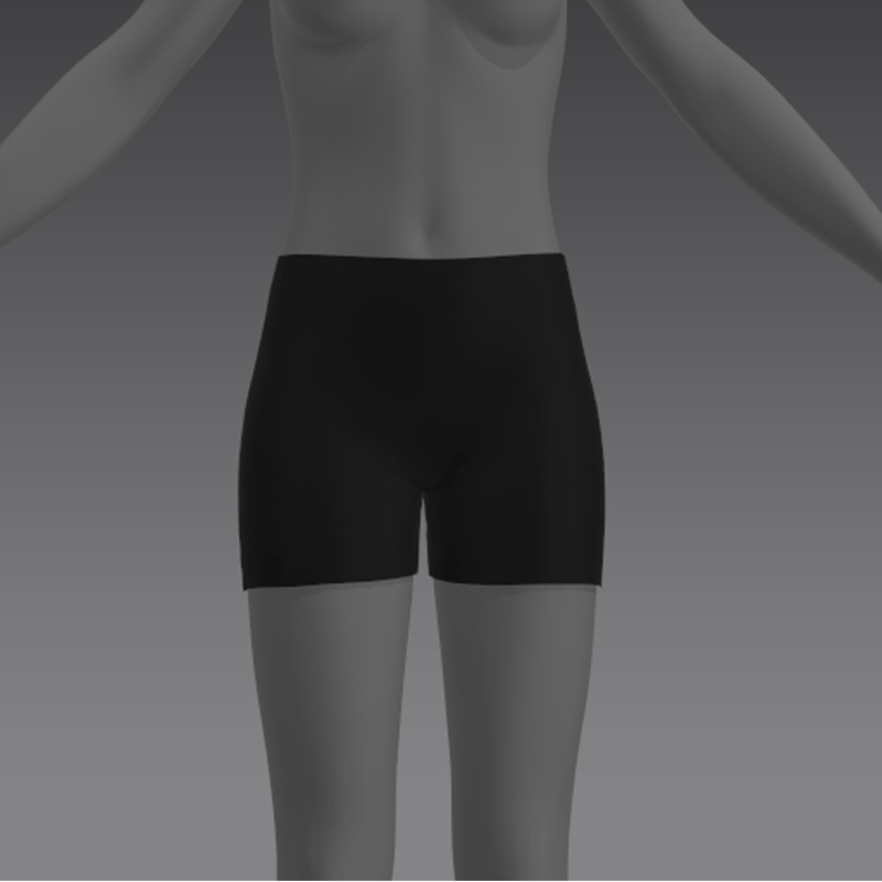 biker shorts black female