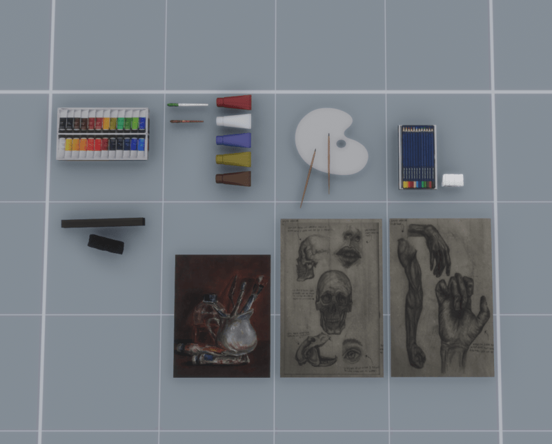 Furniture - Art supplies bundle pack