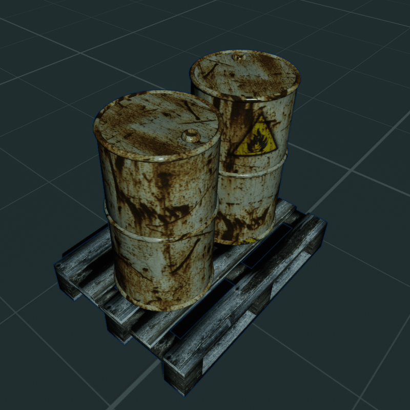 Rustic Pallet & Drum Kit