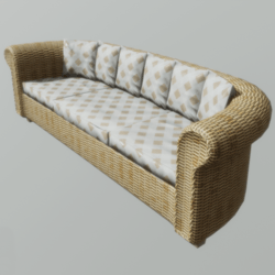 Wicker Sofa