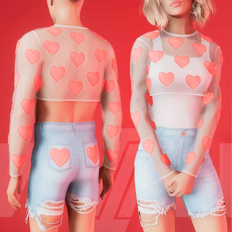 Not My Valentine Crop Top