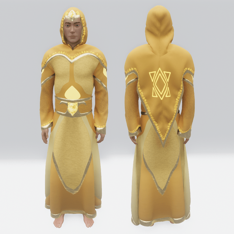 Magic Citrine Mage Robes - Male