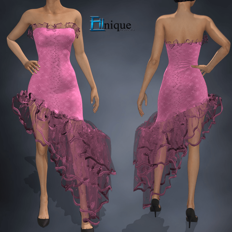 lulu Pink Spanish Gown