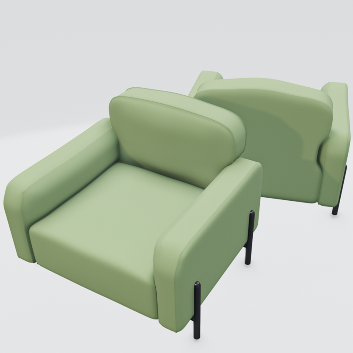 Hero Lounge Chair Green