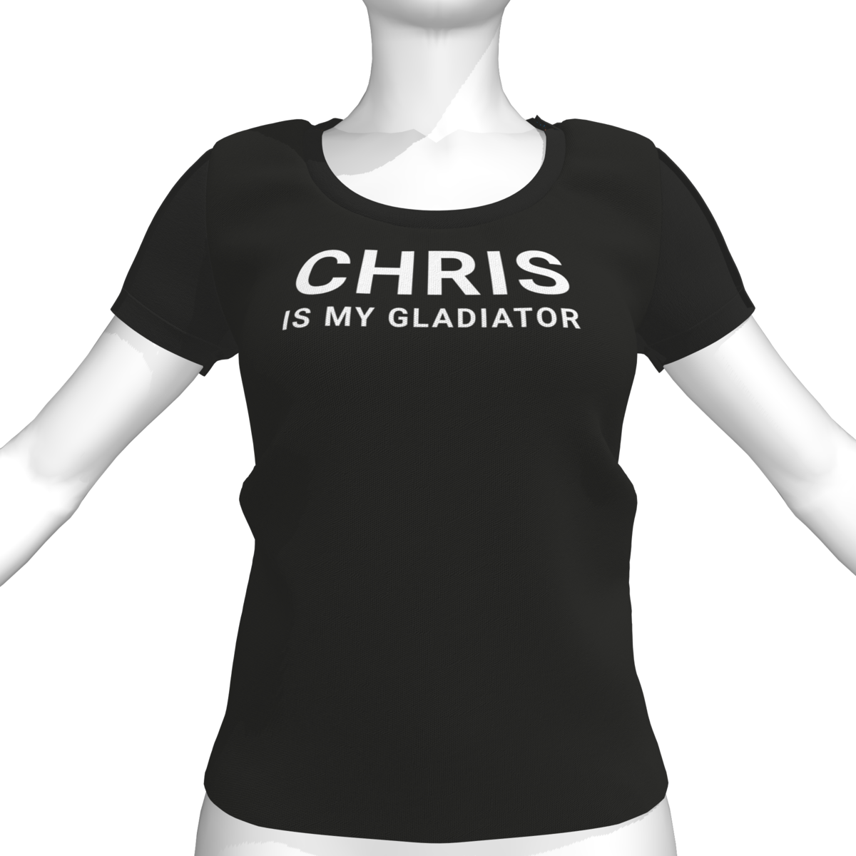 CHRIS IS MY GLADIATOR T-Shirt - Female