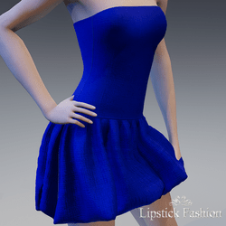 L.F. OLYMPE DRESS MARINE BLUE