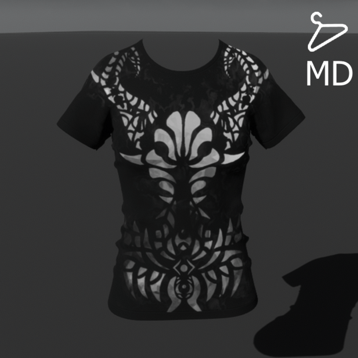 Empowered Demon Smokey (F) T-Shirt (Animated Emissive)