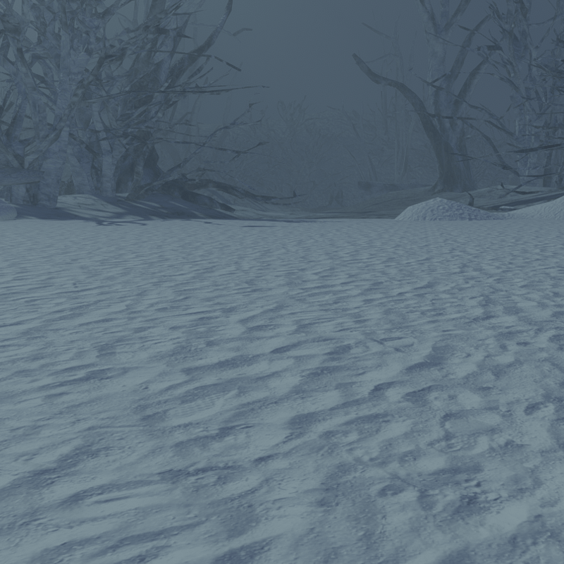 REALISTIC SNOW GROUND FLAT