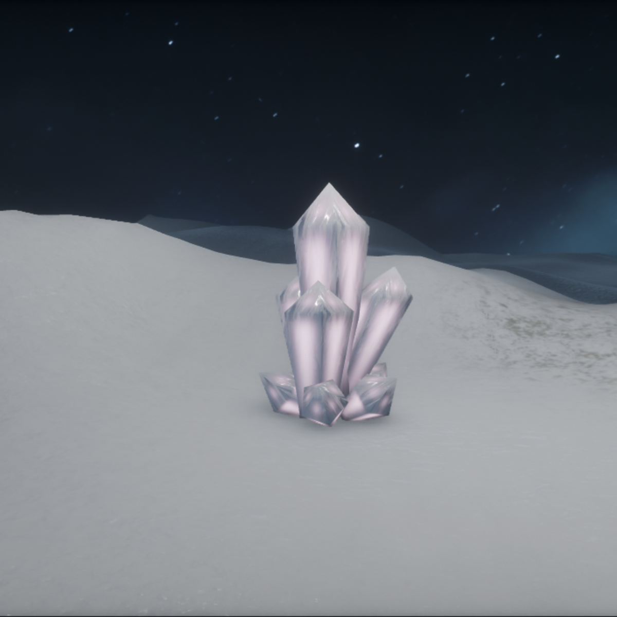 Ice-Crystals PINK-cluster