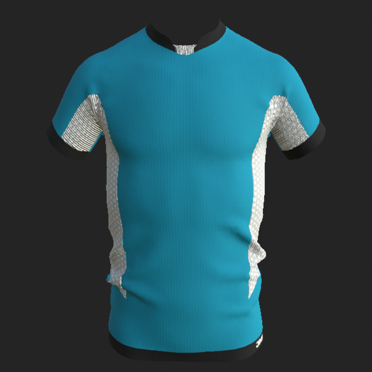 SPORT SHIRT LIGHT BLUE WHITE