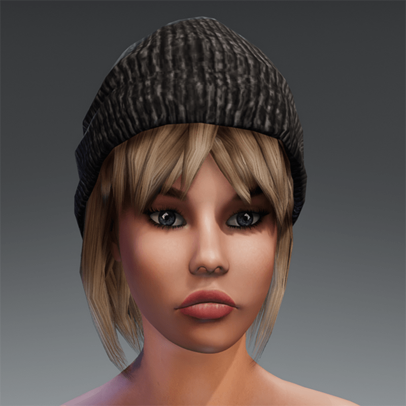 Hair & Cap Mara BLACK