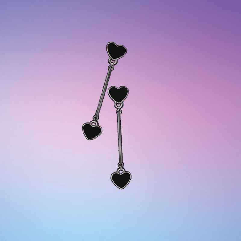 Affection Earrings Black