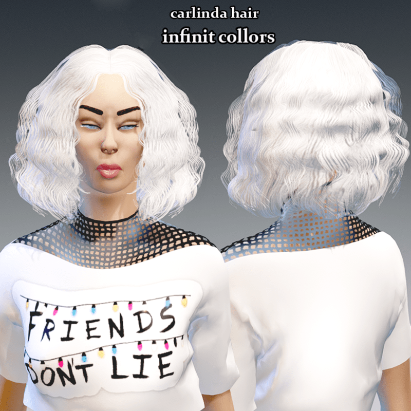 carlinda -curly hair-infinit collors