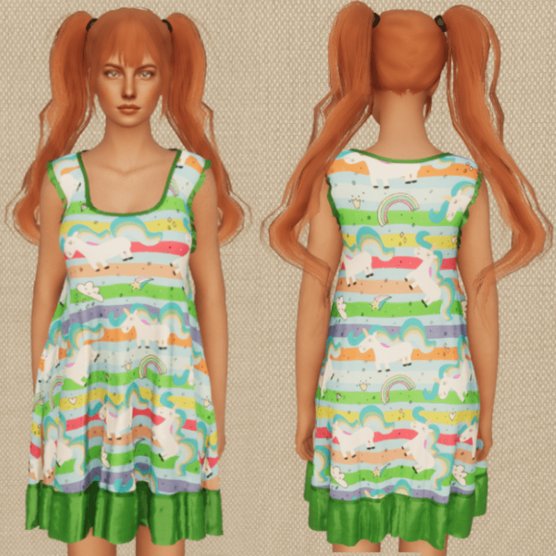Unicorn Nightgown - Rainbow