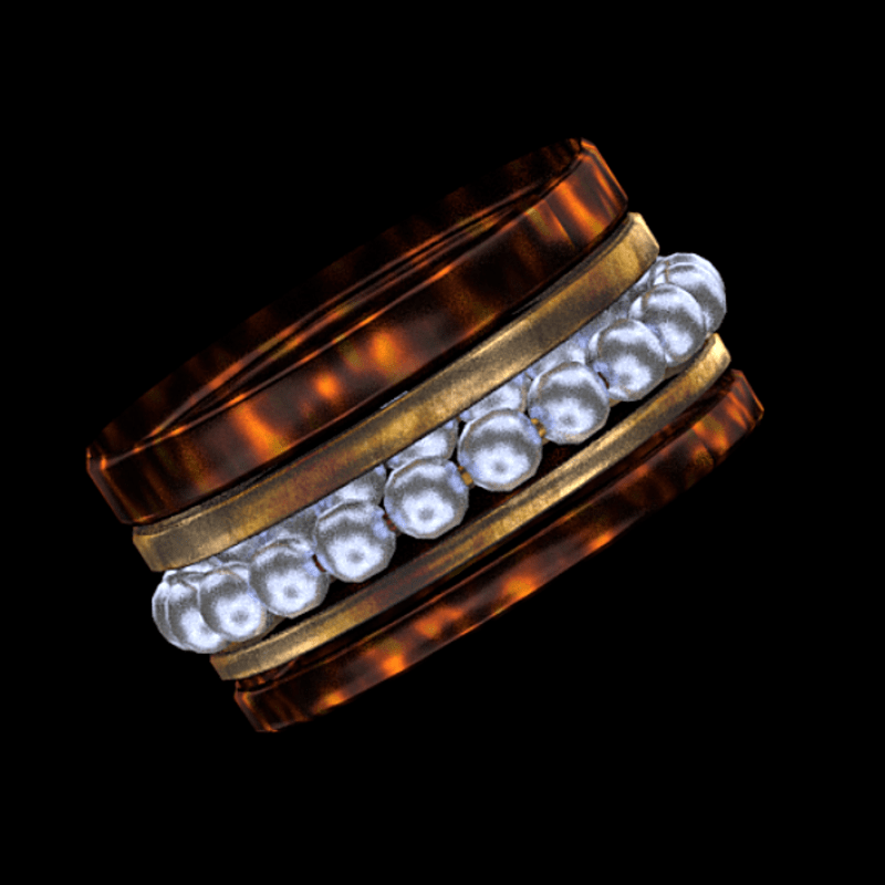 Bongo Bangles Set - Ambers