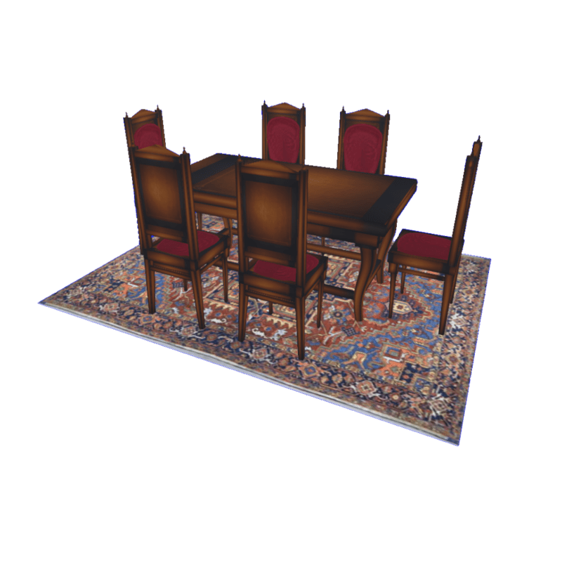 Diner Table Set (No table cloth)