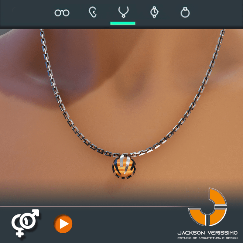 Cosmic Necklace- Silver Jupiter