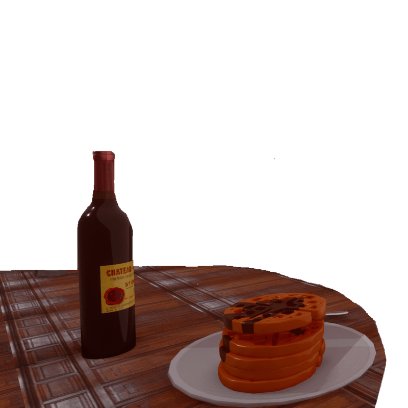 caramel chocolate waffles