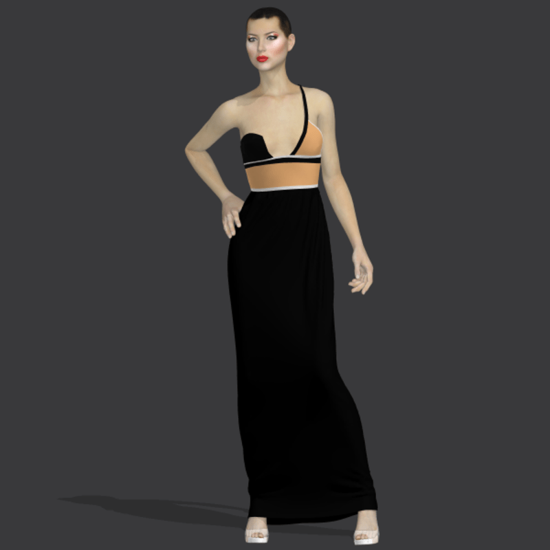 Gilda black salmone "Elisea Carter"