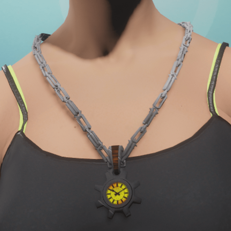 Timelock Necklace Silver (F)