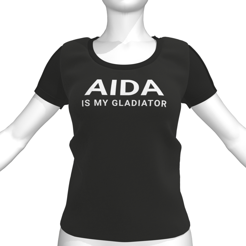 AIDA IS MY GLADIATOR T-Shirt - Female