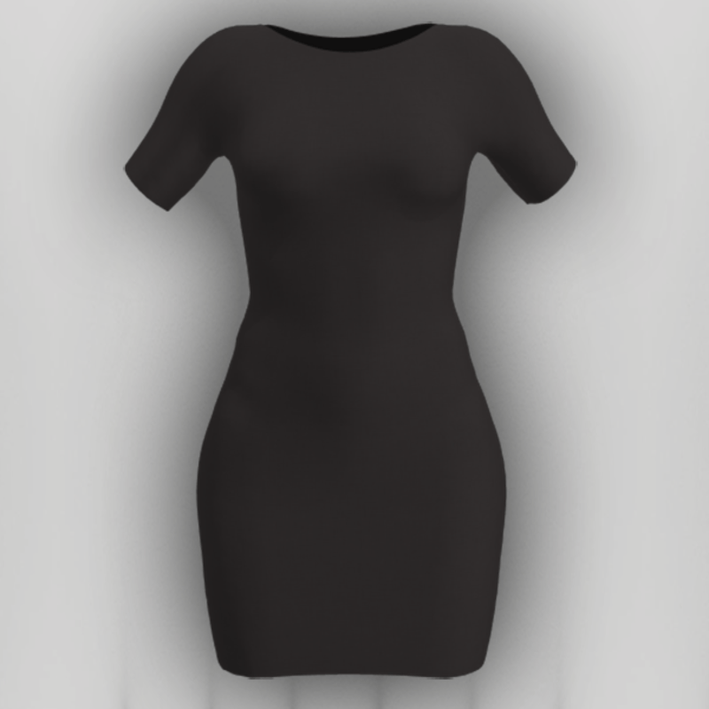 Martine onyx mini dress