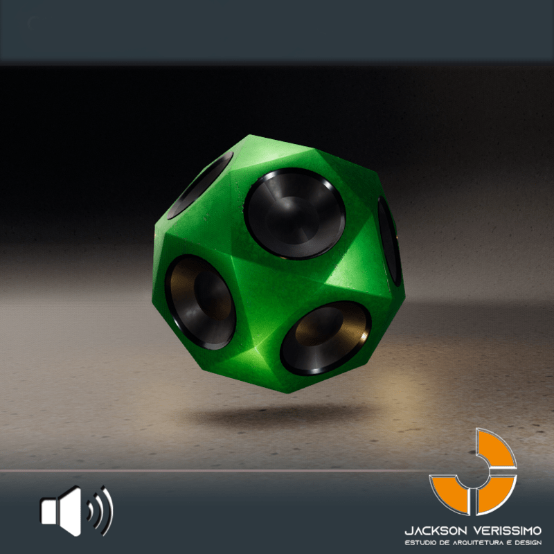 Ball Speaker Green
