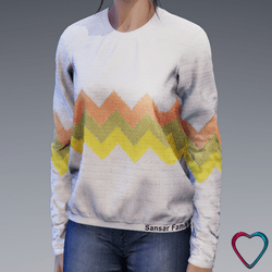 Women Sansar Family Sweater 2025 - Warm ZigZag