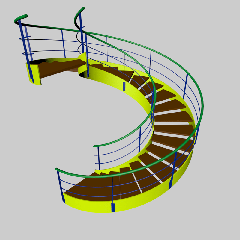 round staircase