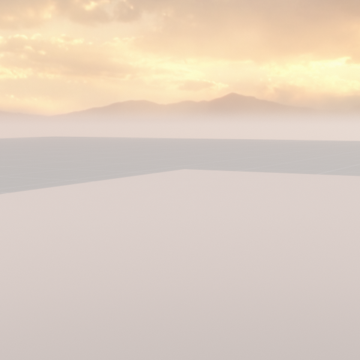 Simple White Platform