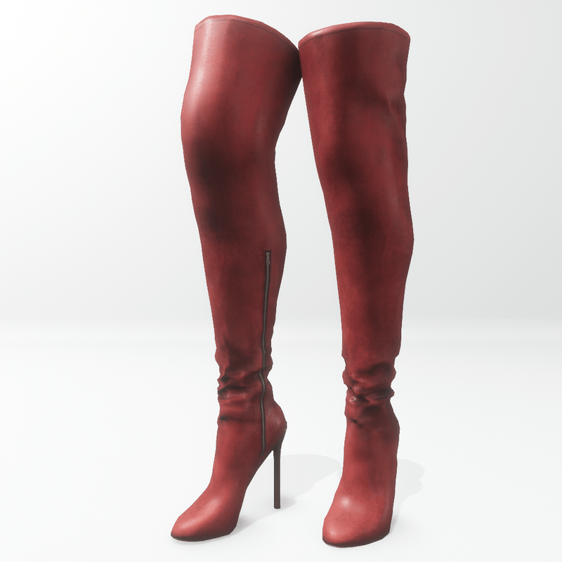 "Alina - Daisy" and Nicci avatar boots - red