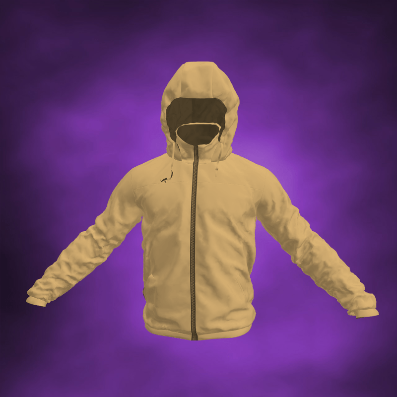 Men Windbreaker Jacket Beige