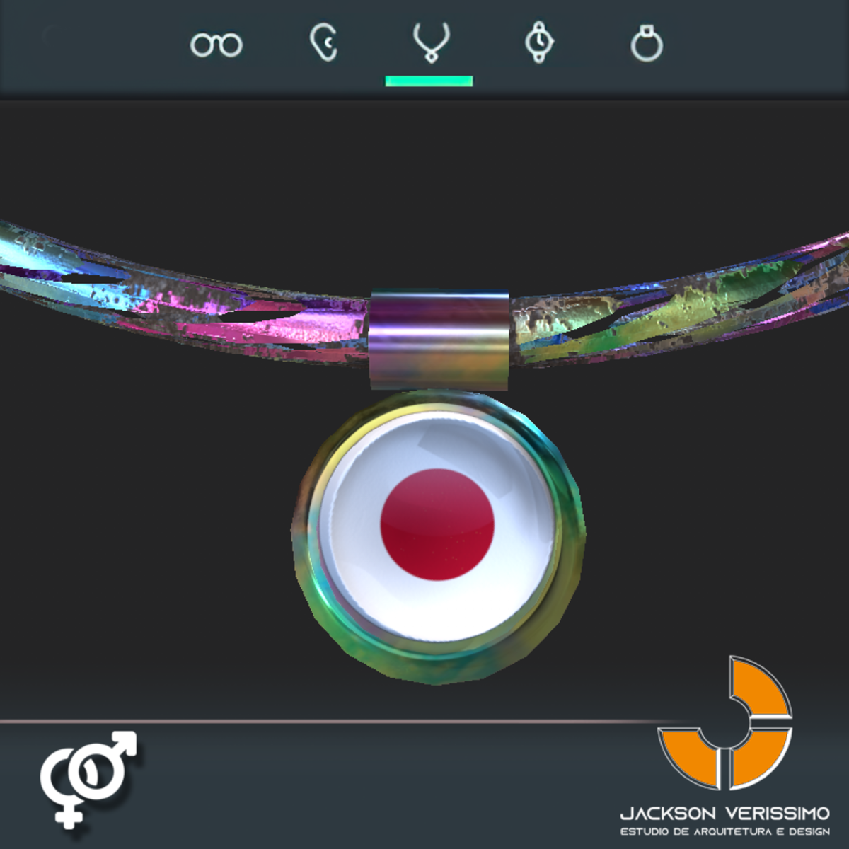 Global Necklace- Japan