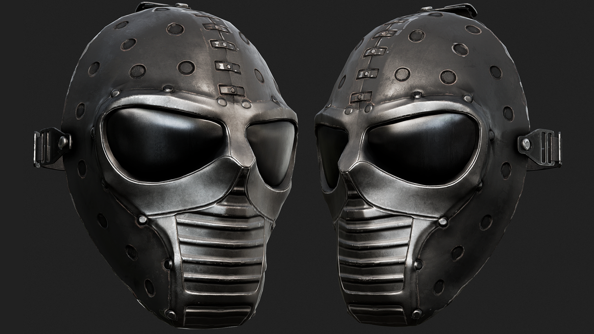 Black Steel Ballistic Mask