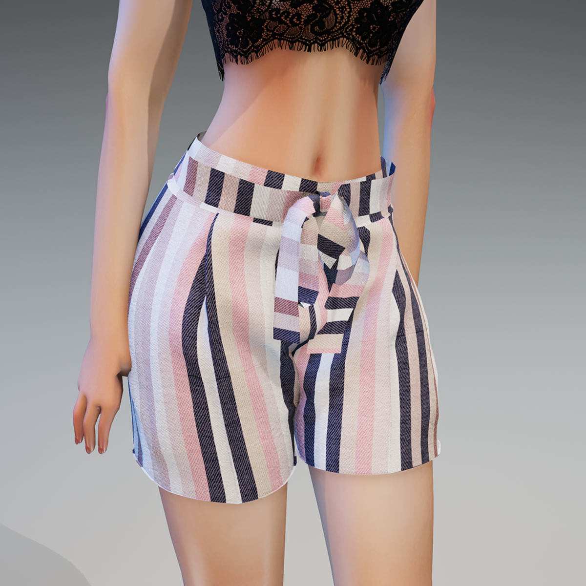 Summer Shorts Striped