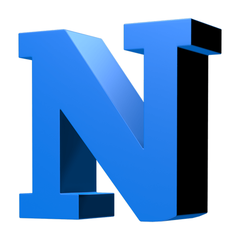LOOT: Letter N (Blue)