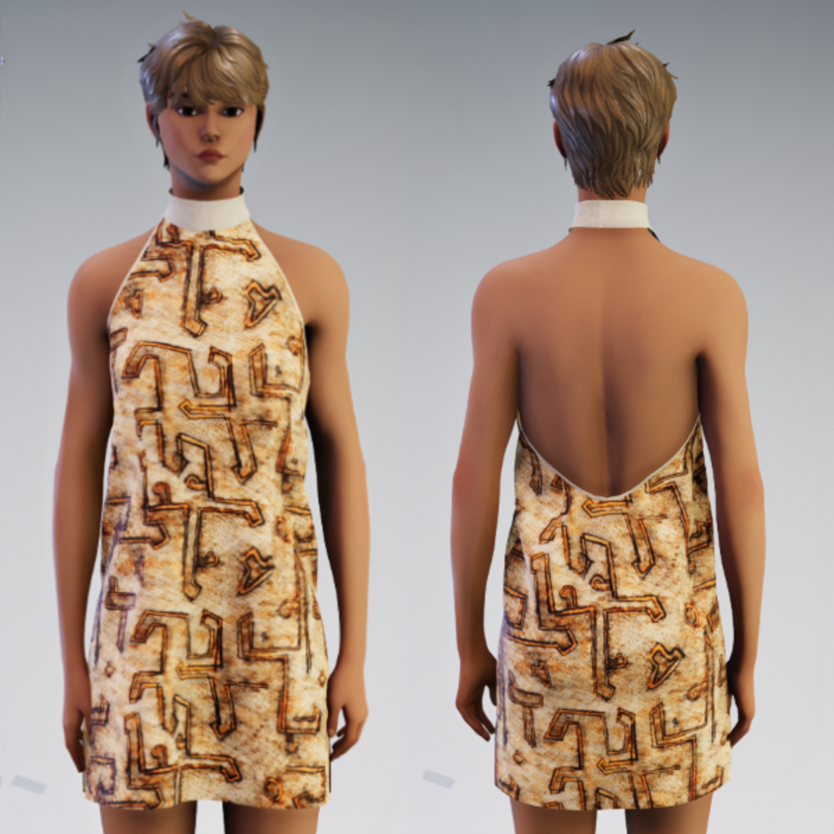 Club Dress African Rust AV 2.0