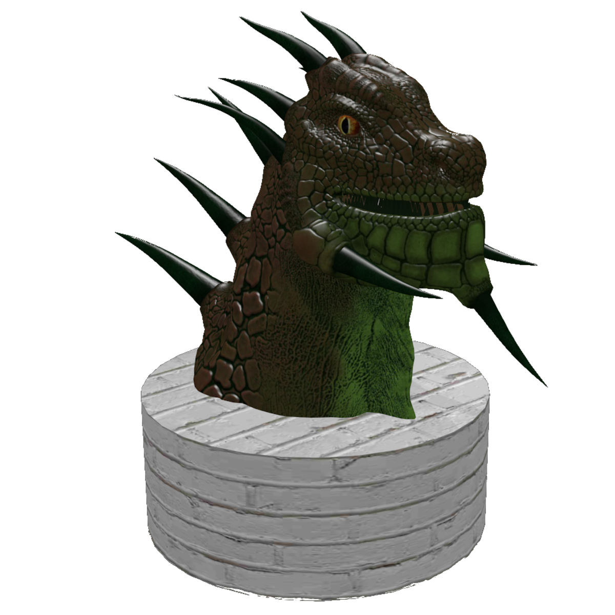 Drag head statue (colision)