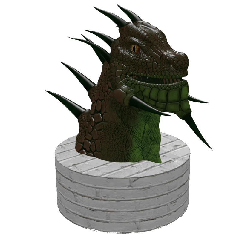 Drag head statue (colision)