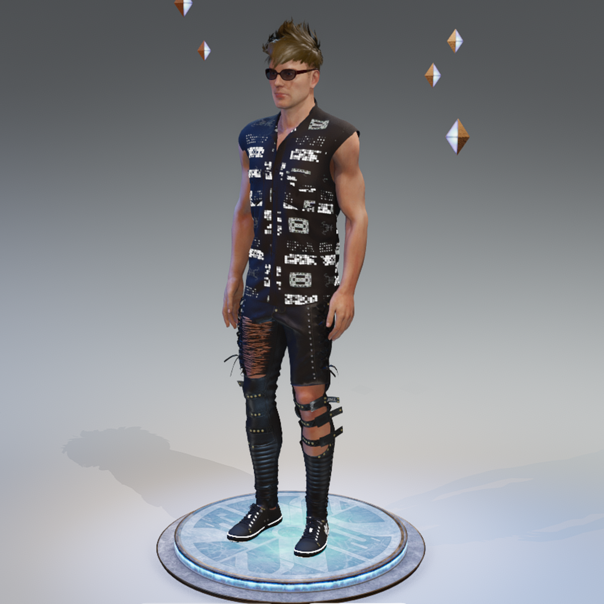 MIKAL SHIRT BLACK B EMISSIVE