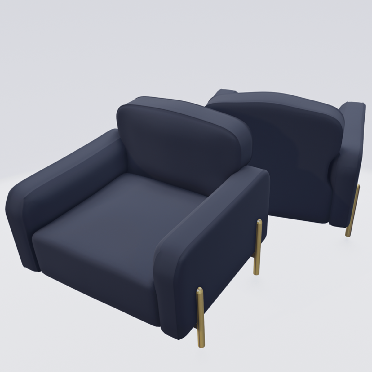 Hero Lounge Chair Blue
