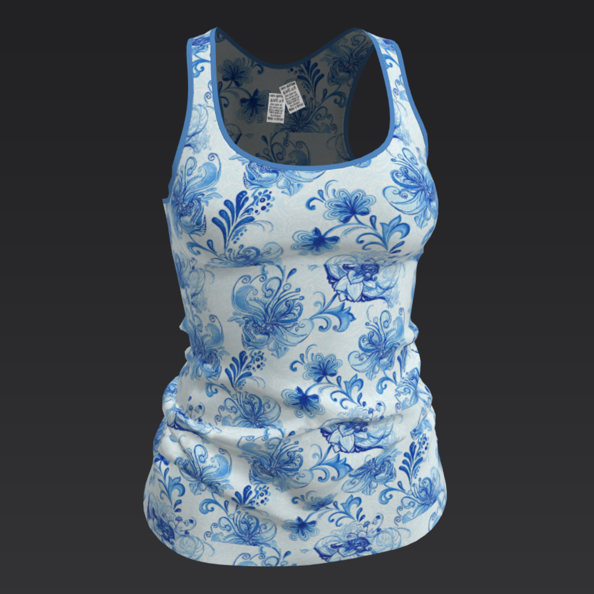 White and Blue T-shirt