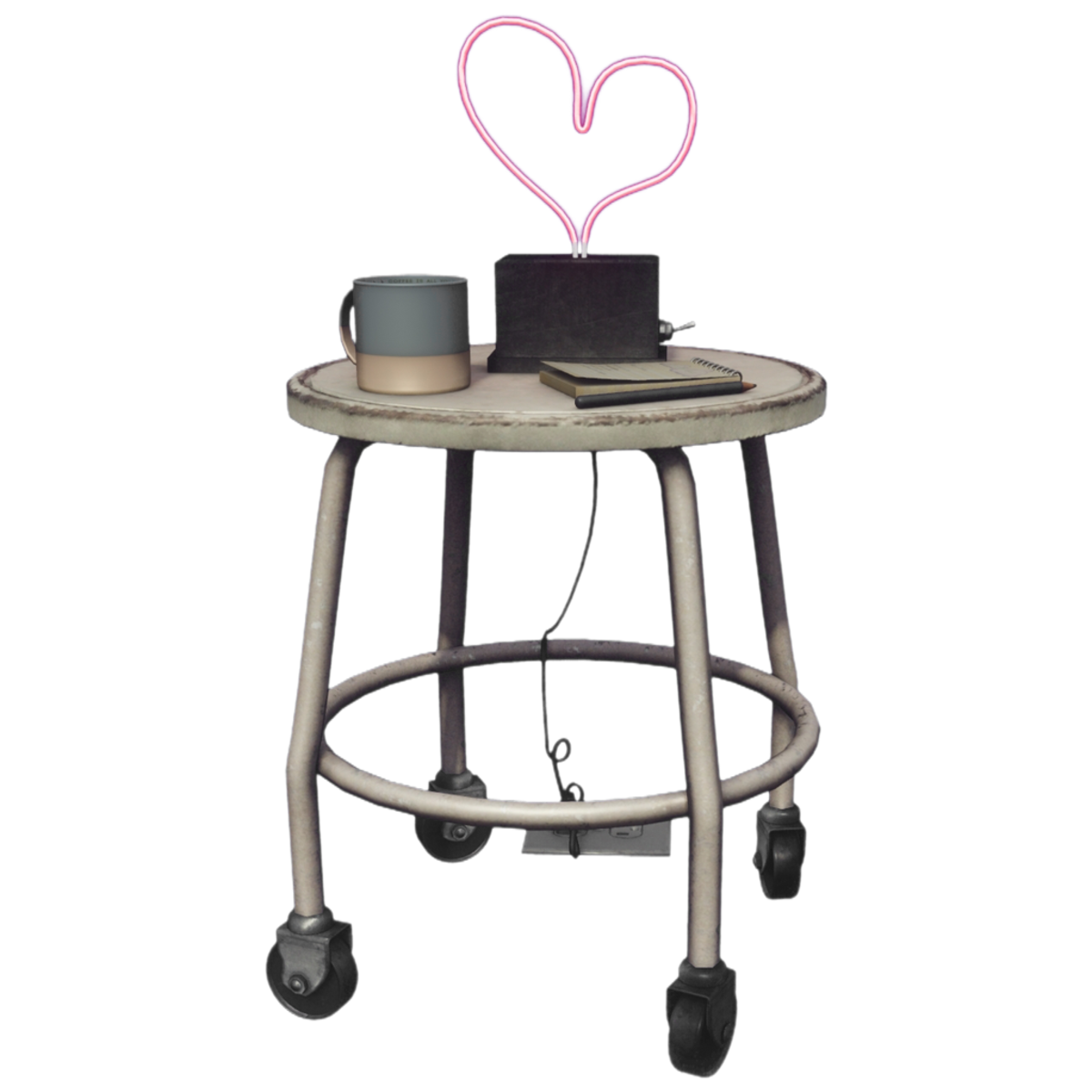 Stool Side Table