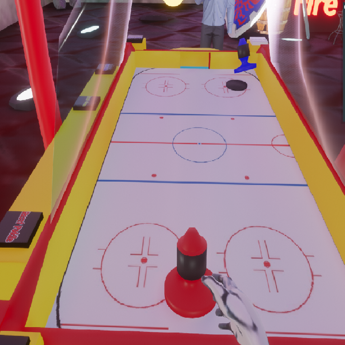 Fire Goats Air Hockey