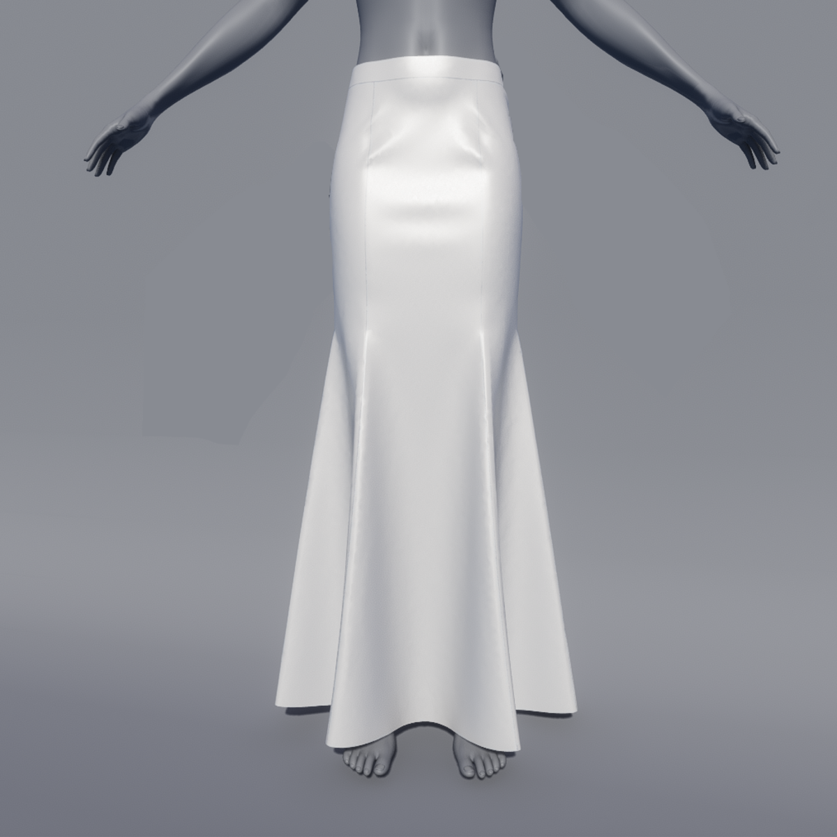 SOPHIA MERMAID SKIRT BEIGE