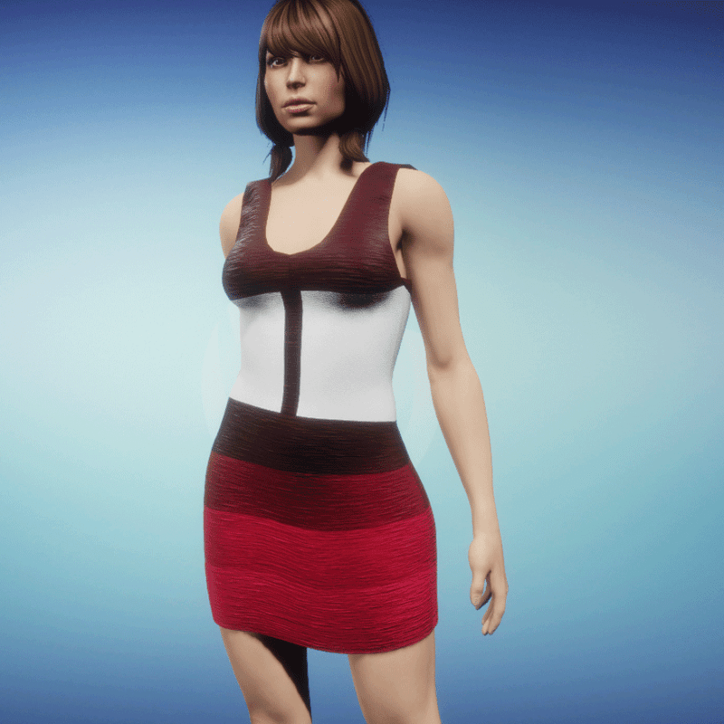 Summerdress Nadja red