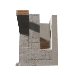 Basic Castle Tower A Stairs White NtBG